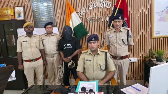 भागलपुर16जुलाई26*ततारपुर थाना अंतर्गत एक अपराधी 01 देशी पिस्टल, 01 देशी कट्टा एवं 01 जिंदा कारतूस के साथ गिरफ्तार 
