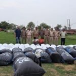 रीवा18जुलाई26*मक्के-नारियल की बोरियों में छिपाकर ले जाया जा रहा 120 बोरी गांजा पकड़ा, 2 आरोपी गिरफ्तार*
