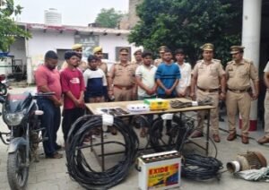 मथुरा 19 जुलाई 26*थाना बलदेव पुलिस टीम द्वारा चोरी की घटनाओं में संलिप्त 07 अभियुक्तगण को चोरी के माल सहित किया गिरफ्तार।*