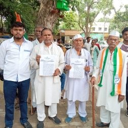 बांदा(उत्तर प्रदेश)20जुलाई26*कांग्रेस ने राष्ट्रपति को संबोधित ज्ञापन जिलाधिकारी, बांदा(उप्र) के माध्यम से दिया गया।