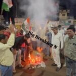 सतना22जुलाई2026*राहुल गांधी की गिरफ्तारी के विरोध में हर तरफ कांग्रेस का प्रदर्शन, लोगो में भारी आक्रोश, जगह जगह पुतला दहन*