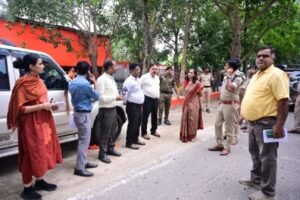 भागलपुर23/07/2026*श्रावणी मेला-2026 की तैयारियों का जिलाधिकारी ने किया व्यापक स्थलीय निरीक्षण,