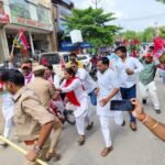 लखनऊ23जुलाई26*साइकिल यात्रा पर रोक से गरमाई सियासत*