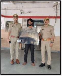 मथुरा 24 जुलाई 26*थाना कोतवाली पुलिस टीम द्वारा चोरी करने वाले 01 अभियुक्त को किया गिरफ्तार।*