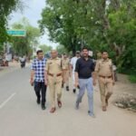 मथुरा 25 जुलाई 26 मुड़िया पूनो मेला पर पुलिस अधीक्षक ग्रामीण द्वारा वरीय अधिकारियों के साथ भ्रमण/गश्त:-*