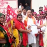 सुल्तानपुर27जुलाई26*निषाद पार्टी का भाजपा विधायक कार्यालय पर शांतिपूर्ण प्रदर्शन*