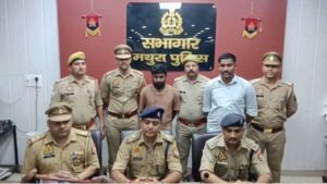 मथुरा 28 जुलाई 26*थाना हाईवे पुलिस, सर्विलांस, साइबर, स्वॉट एवं एस0ओ0जी0 टीमों की संयुक्त कार्यवाही में वांछित अभियुक्त गिरफ्तार।*