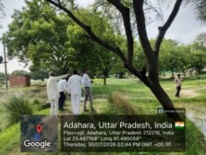 कौशाम्बी30जुलाई26*उप जिलाधिकारी ने ग्राम चक सहाबउद्दीनपुर में भूमि विवाद की शिकायतों का मौके पर कराया निस्तारण*