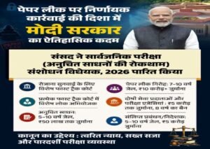 नई दिल्ली31जुलाई26*युवाओं के भविष्य की सुरक्षा के लिए मोदी सरकार का बड़ा कदम! 🎯📚