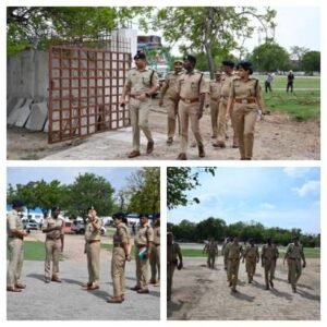 बांदा5जुलाई26*आगामी प्रस्तावित वीवीआईपी भ्रमण कार्यक्रम के दृष्टिगत सुरक्षा एवं व्यवस्थाओं का किया गया स्थलीय निरीक्षण ।*