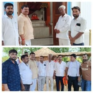 कानपुर नगर6जुलाई26*500 वर्ष प्राचीन श्री महावीर विराजमान मंदिर में मनोज दिवाकर ने टेका माथा,