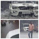 बांदा 7जूलाई 26*पहली बारिश में ही खुली नगर पालिका की ‘विकास गाथा’, सड़कें बनीं तालाब,