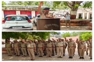 मथुरा 16 जुलाई 26 राष्ट्रीय जल मिशन के अंतर्गत पुलिस लाइन में जल शपथ कार्यक्रम का आयोजन*