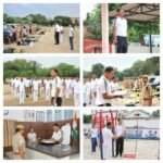 मथुरा 17 जुलाई 26* एसएसपी द्वारा रिजर्व पुलिस लाइन परेड ग्राउंड पर अधिकारियों कर्मचारियों के साथ शारीरिक व्यायाम किया गया*