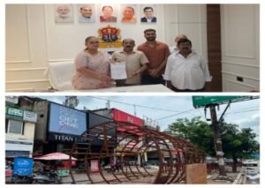 लखनऊ24जुलाई26*गोल मार्केट में पार्किंग की जगह समाप्त किये जाने के विरोध में व्यापारियों ने महापौर को ज्ञापन सौंपा