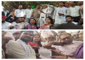 बांदा 25 जुलाई 26*राष्ट्रपति को ज्ञापन सौंपकर बेरोजगारी, पेपरलीक और EVM पर जताया विरोध*