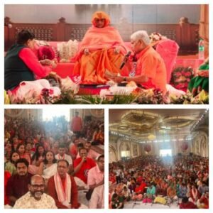 जयपुर29जुलाई26*गुरु के सान्निध्य में शब्द नहीं, चेतना बोलती है : माँ विजया