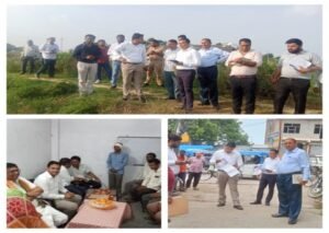 कानपुर नगर31जुलाई26*सीडीओ द्वारा वित्तीय वर्ष 2024-25 एवं 2025-26 में कराये गये कार्यो का स्थलीय निरीक्षण किया गया। 