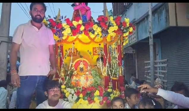 भागलपुर16जुलाई26*प्राचीन जगन्नाथ स्वामी का रथ यात्रा छोटेलाल रथ वाला हसनगंज पार्टी कारखाना चौक भागलपुर
