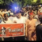कानपुर नगर25जुलाई26*पूर्व विधायक प्रत्याशी रचना सिंह गौतम ने जंतर मंतर आंदोलन दिल्ली में पहुँचकर उन युवाओं से मिली