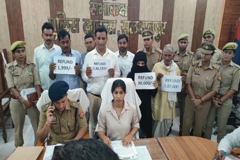 सुल्तानपुर३ जुलाई २०२६ * साइबर फ्रॉड के शिकार हुए लोगों को वापस मिला पैसा