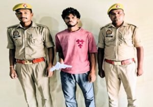 मथुरा 1 अगस्त 26*थाना जैत जनपद मथुरा पुलिस द्वारा 01 अभियुक्त को 01 अवैध हथियार सहित गिरफ्तार किया गया ।*