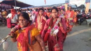 सहारनपुर4अगस्त26*कावड़ यात्रा में इस बार महिला भी अधिक संख्या में पहुंच रही हैं महिलाओं ने बताया कि सुरक्षा है कारण*