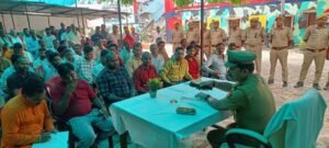 बस्ती5अगस्त26*आगामी कांवड़ यात्रा को लेकर छावनी थाने में की गई बैठक का आयोजन।