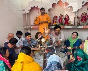 लखनऊ10अगस्त26*शिव सरस्वती मंदिर सेवा समिति द्वारा किया गया रुद्राभिषेक*