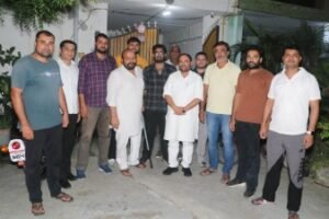 मुजफ्फरनगर13अगस्त26*कैबिनेट मंत्री अनिल कुमार ने RLD नेता सुधीर भारतीय के आवास पर पहुंचकर की मुलाकात