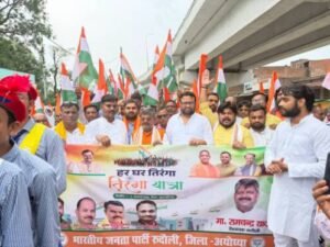 अयोध्या13अगस्त26*विधायक रामचंद्र यादव के नेतृत्व में निकली भव्य तिरंगा यात्रा