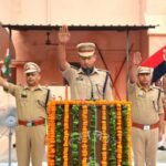 मथुरा 15 अगस्त 26* वरिष्ठ पुलिस अधीक्षक द्वारा रिजर्व पुलिस लाइन में राष्ट्रीय ध्वज का ध्वजारोहण*