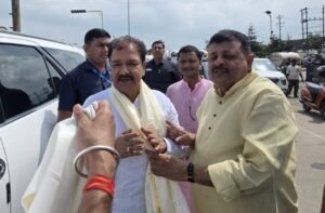 पूर्णिया बिहार 24 अगस्त 26 *गुलाबबाग जीरो माइल में मंत्री दिलीप जायसवाल का जोरदार स्वागत,