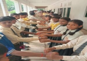 कौशाम्बी 27अगस्त 26*एनडी कांवेंट स्कूल में धूमधाम से मनाया गया रक्षाबंधन पर्व*