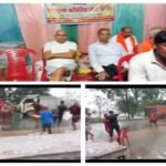 भागलपुर2अगस्त26*सावन माह की पहली सोमवारी पर कांवरिया का सेवा करते बोल बम सेवा समिति एवं नीरज शर्मा सेवादार।
