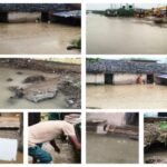 बांदा 5 अगस्त 26*मवई बुजुर्ग में नाली जाम से मचा हाहाकार**घरों में भरा पानी, कई मकान गिरने की कगार पर*