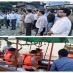 उन्नाव8अगस्त26*जिलाधिकारी द्वारा पुलिस अधीक्षक की उपस्थिति में परियर गंगा घाट में पहुँच कर बाढ़ की स्थिति*,