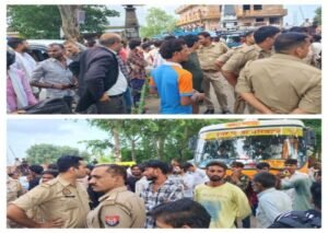 बांदा 8 अगस्त 26*बिजली समस्या को लेकर ग्रामीणों ने हाईवे किया जाम, दो घंटे बाद खुला रास्ता*