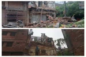 कानपुर नगर18अगस्त26*_पहले आया देवी मां का संदेश फिर गिर गया मकान, आनन फानन में कर दिया था खाली_*