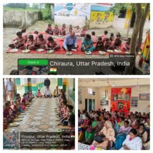 कानपुर देहात 18 अगस्त 2026*जिलाधिकारी के निर्देश के क्रम मे खण्ड शिक्षा अधिकारियों और जिला समन्वयक ने बच्चों के साथ किया मध्यान्ह भोजन।*