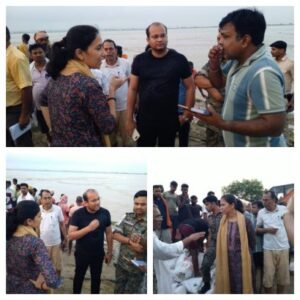 भागलपुर224/08/2026*कजिकोरैया–राघोपुर मार्जिनल बांध में कटाव की सूचना पर जिला प्रशासन पूरी तरह मुस्तैद*