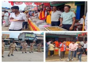 सुल्तानपुर24अगस्त26भदैंया में कांवरियों का सैलाब, आदि गंगा गोमती तट से बाबा जनवारीनाथ धाम के लिए निकली विशाल कांवर यात्रा