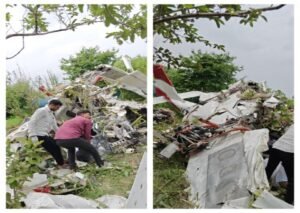 कानपुर नगर 27 अगस्त 26*गंगा बैराज पर ट्रेनिंग एयरक्राफ्ट गिरने की सूचना, 2 लोग गंभीर घायल!*