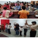 पूर्णिया बिहार 27 अगस्त26 *लोकगीतों से गूंजा आम्रपाली केंद्र, पामरिया नृत्य सीखने में जुटे युवा*