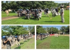 पूर्णिया 30अगस्त 26*पूर्णिया पुलिस की बड़ी तैयारी, QRT ने किया दंगा निरोधी मॉक ड्रिल