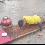 अलीगढ़10अगस्त26*अलीगढ़ में एक कांवड़िया बहुत खतरनाक दंडौती कांवड़ लेकर पहुंचा है.*