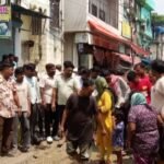 हरिद्वार 8 सितंबर 26*मंसा देवी ब्रह्मपुरी रोड की बदहाली पर पार्षद रोहित सेठी का धरना
