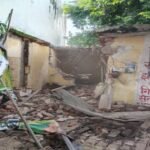 कानपुर नगर 9 सितंबर 26*चकरोड खाली कराए जाने के मामले में आधी दुकान गिराकर रोका गया मामला