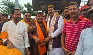 पूर्णिया बिहार 13 सितंबर 26 भाजपा प्रदेश अध्यक्ष संजय सरावगी का माँ पूरण देवी की धरती पर भव्य स्वागत*