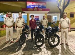 महोबा 21 सितंबर 26*अंतरजनपदीय शातिर चोर गिरफ्तार, तीन चोरी की बाइक और चांदी के आभूषण बरामद